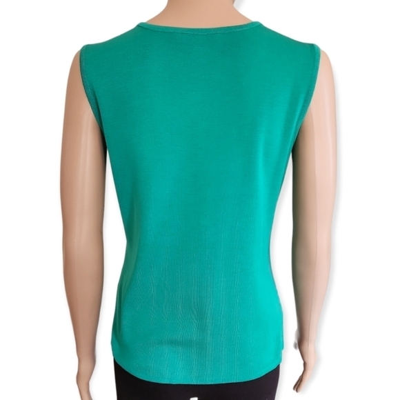 Misook Green Blazer with matching Shell Tank - Picture 9 of 13
